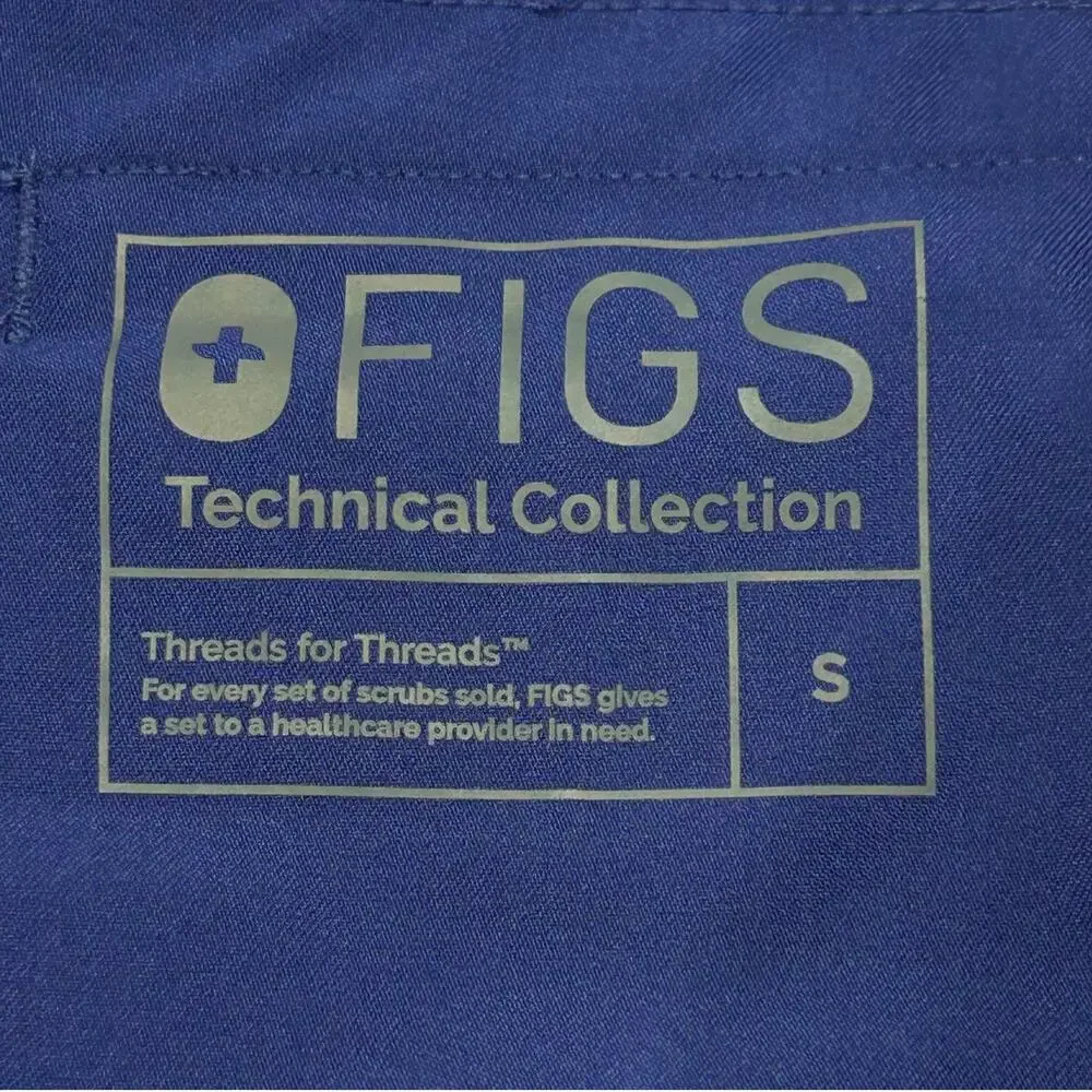 FIGS Men's Technical Collection Axim 2.0 Cargo Scrub Pants Royal Blue Small NWT